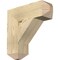 Ekena Millwork Traditional Craftsman Rough Sawn Bracket, Douglas Fir, 6"W x 20"D x 20"H BKT06X20X20TRA04RDF - alternate 1